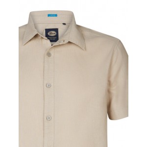 Life Style Bytiken Ανδρικό Μακρυμάνικο πουκάμισο LS1M-1050-SIS414 Μπεζ