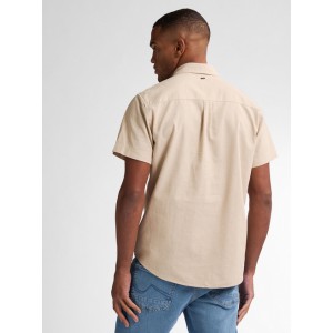 Life Style Bytiken Ανδρικό Μακρυμάνικο πουκάμισο LS1M-1050-SIS414 Μπεζ