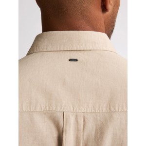 Life Style Bytiken Ανδρικό Μακρυμάνικο πουκάμισο LS1M-1050-SIS414 Μπεζ