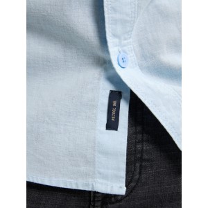 Life Style Bytiken Ανδρικό Μακρυμάνικο πουκάμισο LS1M-1050-SIS414 Σιέλ