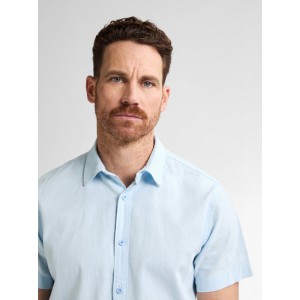 Life Style Bytiken Ανδρικό Μακρυμάνικο πουκάμισο LS1M-1050-SIS414 Σιέλ