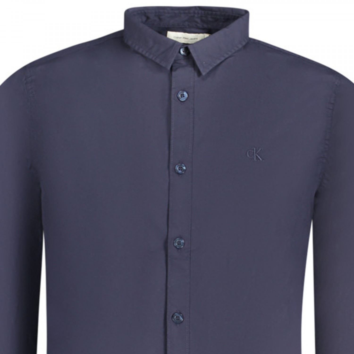 CALVIN KLEIN Ανδρικό Μακρυμάνικο πουκάμισο Slim J30J324614_BLCHW Navy