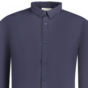 CALVIN KLEIN Ανδρικό Μακρυμάνικο πουκάμισο Slim J30J324614_BLCHW Navy