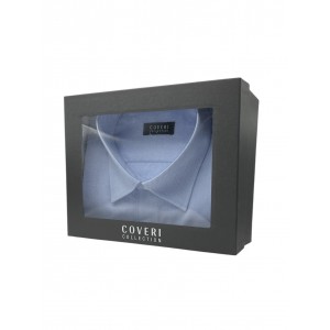 Life Style Butiken Ανδρικό Μακρυμάνικο πουκάμισο Regular Fit σε κουτί LS1C63 Σιέλ