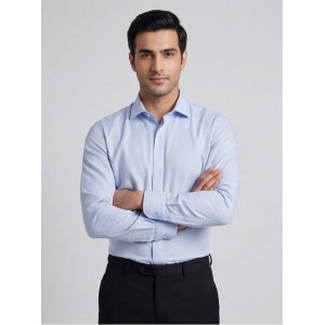 Life Style Butiken Ανδρικό Μακρυμάνικο πουκάμισο Slim LS124015 Σιέλ