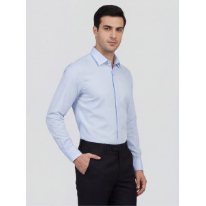 Life Style Bytiken Ανδρικό Μακρυμάνικο πουκάμισο Regular Fit LS124005 Σιέλ