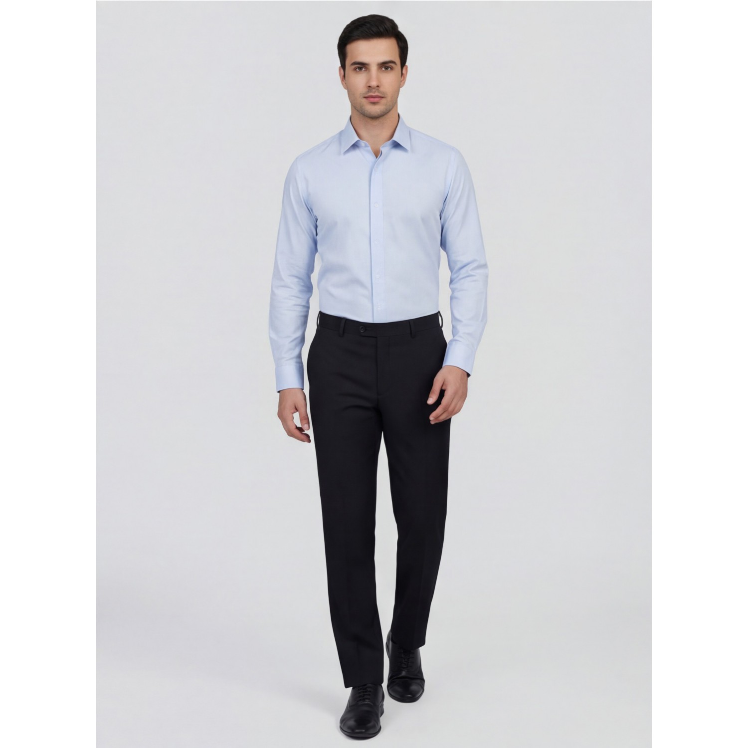 Life Style Bytiken Ανδρικό Μακρυμάνικο πουκάμισο Regular Fit LS124005 Σιέλ