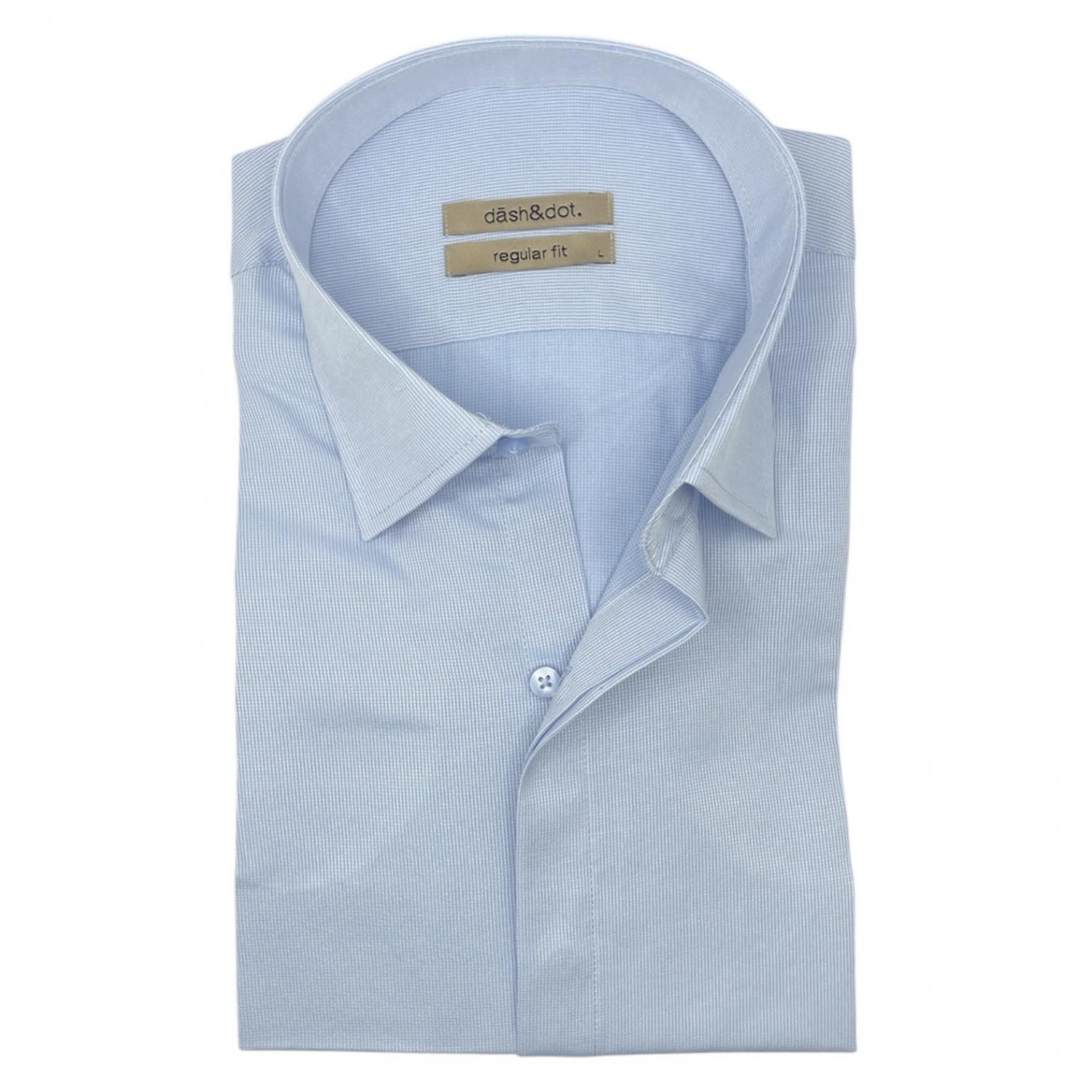 Life Style Bytiken Ανδρικό Μακρυμάνικο πουκάμισο Regular Fit LS124005 Σιέλ