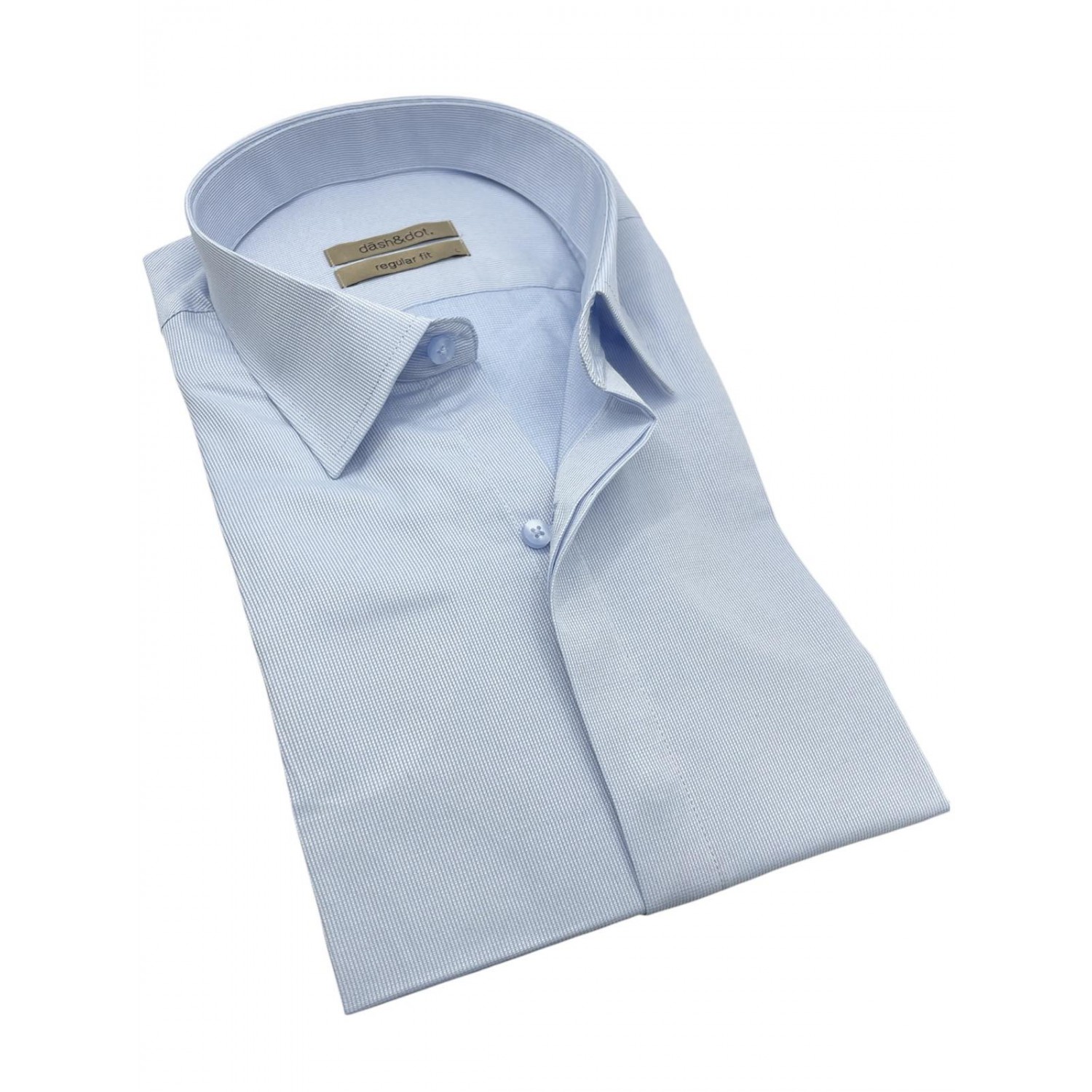 Life Style Bytiken Ανδρικό Μακρυμάνικο πουκάμισο Regular Fit LS124005 Σιέλ