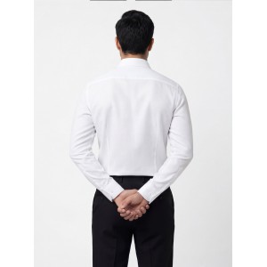 Life Style Butiken Ανδρικό Μακρυμάνικο πουκάμισο Regular Fit LS124005 Λευκό