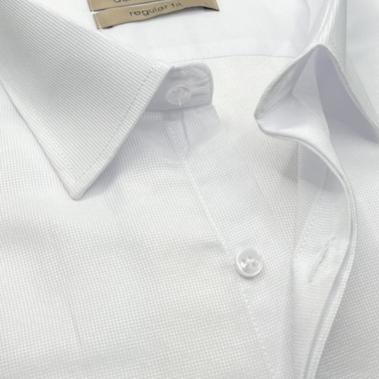 Life Style Butiken Ανδρικό Μακρυμάνικο πουκάμισο Regular Fit LS124005 Λευκό