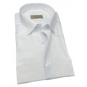 Life Style Butiken Ανδρικό Μακρυμάνικο πουκάμισο Regular Fit LS124005 Λευκό