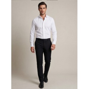 Life Style Butiken Ανδρικό Μακρυμάνικο πουκάμισο Slim LS124014 Λευκό