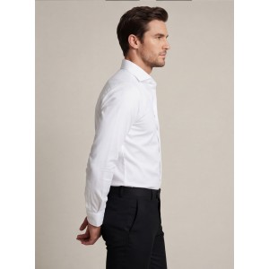 Life Style Butiken Ανδρικό Μακρυμάνικο πουκάμισο Slim LS124014 Λευκό