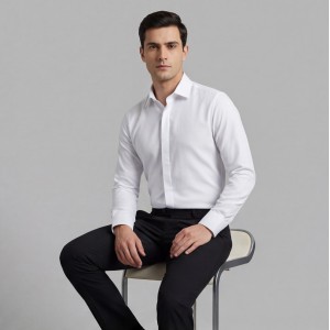 Life Style Butiken Ανδρικό Μακρυμάνικο πουκάμισο Slim LS124015 Λευκό