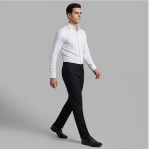 Life Style Butiken Ανδρικό Μακρυμάνικο πουκάμισο Slim LS124015 Λευκό
