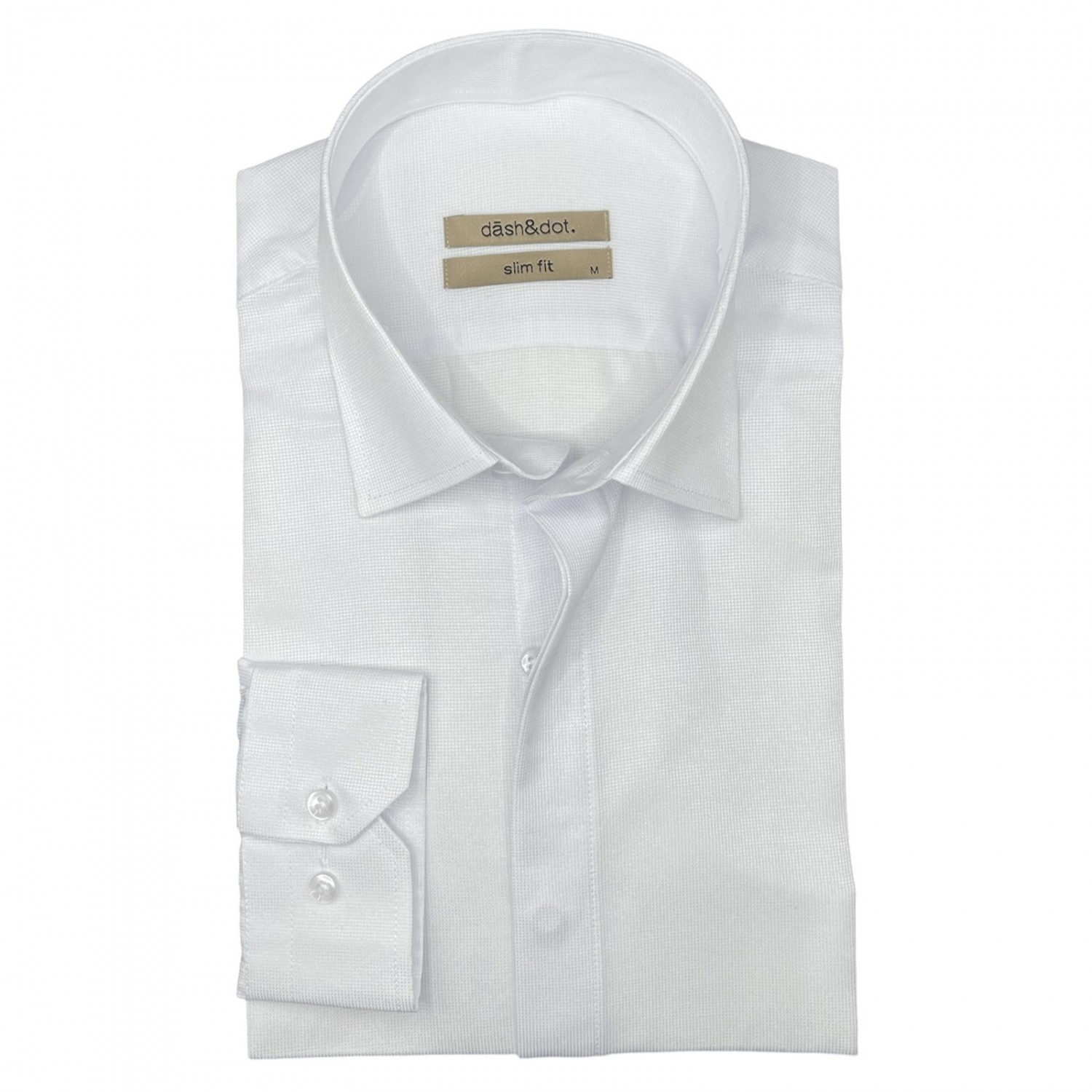 Life Style Butiken Ανδρικό Μακρυμάνικο πουκάμισο Slim LS124015 Λευκό