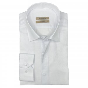 Life Style Butiken Ανδρικό Μακρυμάνικο πουκάμισο Slim LS124015 Λευκό