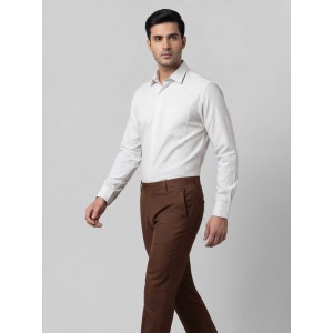 Life Style Butiken Ανδρικό Μακρυμάνικο πουκάμισο με μικροσχέδια Regular Fit LS126007 Μπεζ