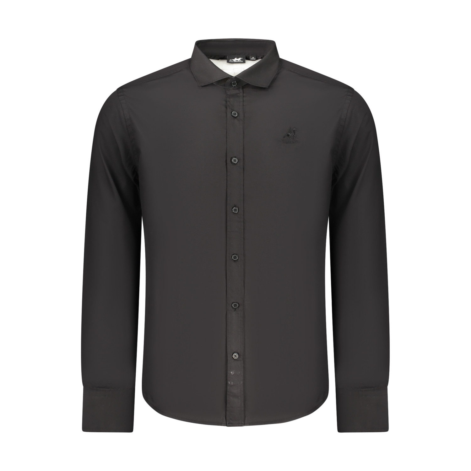 U.s. Grand Ανδρικό Μακρυμάνικο πουκάμισο Regular AU02840AMEDEO_NEA7250 Black