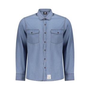 U.s. Grand Polo Ανδρικό Μακρυμάνικο Jean πουκάμισο Regular AU02835POSTER_AZA2000 Μπλε