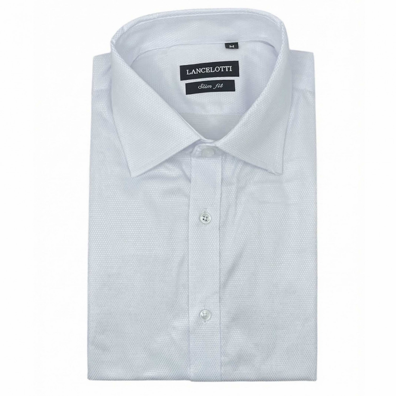 Life Style Butiken Ανδρικό Μακρυμάνικο πουκάμισο Slim Fit LS13620 Λευκό