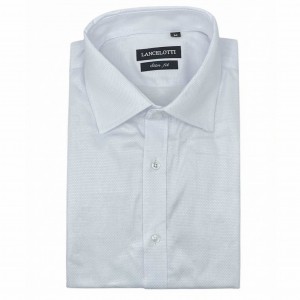 Life Style Butiken Ανδρικό Μακρυμάνικο πουκάμισο Slim Fit LS13620 Λευκό