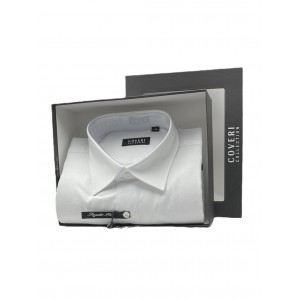 Life Style Butiken Ανδρικό Μακρυμάνικο πουκάμισο Regular Fit σε κουτί LS1C63 Λευκό