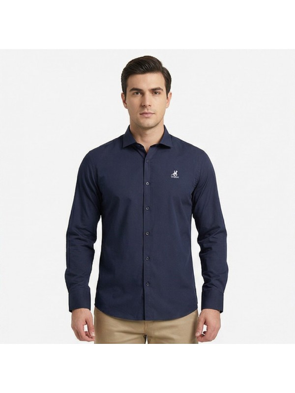 U.s. Grand Polo Ανδρικό Μακρυμάνικο πουκάμισο Regular AU02840AMEDEO_BLA2050 Navy