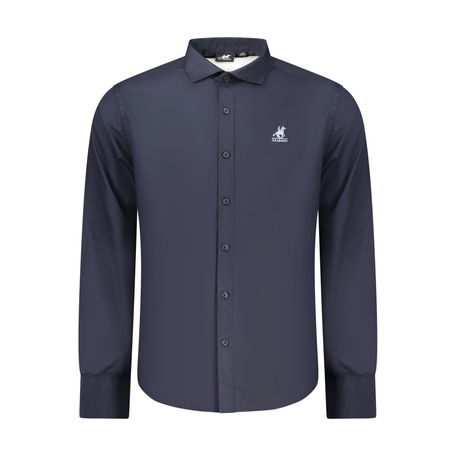 U.s. Grand Polo Ανδρικό Μακρυμάνικο πουκάμισο Regular AU02840AMEDEO_BLA2050 Navy