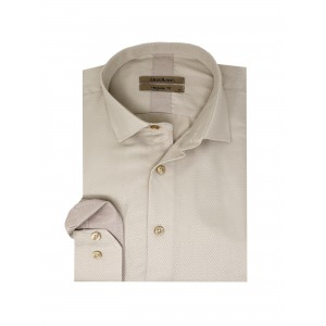 Life Style Butiken Ανδρικό Μακρυμάνικο πουκάμισο Regular LS125033 Μπεζ