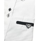 Ανδρικό μακρυμάνικο πουκάμισο slim fit CND 4600 Λευκό 3