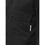 Life Style Butiken LS2182 Μαύρο Ανδρικό πουκάμισο Άνετη Εφαρμογή 3