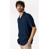 Ανδρικό κοντομάνικο πουκάμισο Relaxed Fit TIFFOSI 10049978 NAVY 2