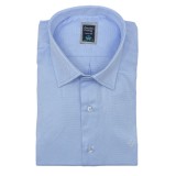 Life Style Butiken 7100/3 Σιέλ Ανδρικό Μακρυμάνικο πουκάμισο Άνετη Εφαρμογή 1