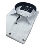 Life Style Butiken 800/6 Λευκό Ανδρικό Μακρυμάνικο πουκάμισο Άνετη Εφαρμογή 2
