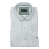 Life Style Butiken 8800/18 Λευκό Ανδρικό Μακρυμάνικο πουκάμισο Slim Fit 1