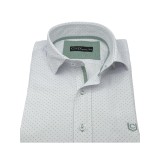Life Style Butiken 8800/18 Λευκό Ανδρικό Μακρυμάνικο πουκάμισο Slim Fit 2