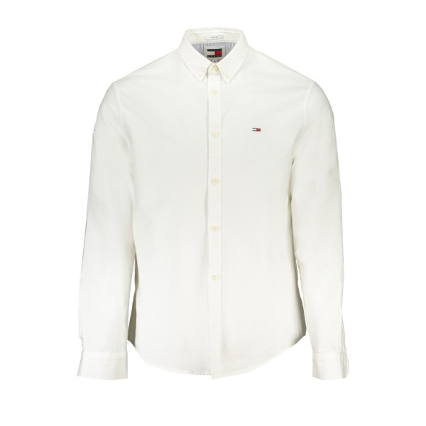 TOMMY HILFIGER Ανδρικό Μακρυμάνικο πουκάμισο Slim DM0DM19519_BIYBR Λευκό
