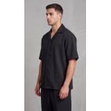 Life Style Butiken Ανδρικό Κοντομάνικο Πουκάμισο LS12011 Black 4