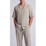 Life Style Butiken Ανδρικό Κοντομάνικο Πουκάμισο Oversize LS12011 SAND 1