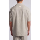 Life Style Butiken Ανδρικό Κοντομάνικο Πουκάμισο Oversize LS12011 SAND 4