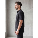 Life Style Butiken Ανδρική Πουκαμίσα Λινή Μάο LS12648525 Black 3