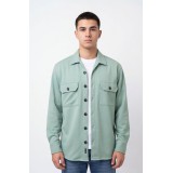 Life Style Butiken 8950/5 Μέντα Ανδρικό Μακρυμάνικο πουκάμισο Άνετη Εφαρμογή 4
