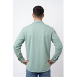 Life Style Butiken 8950/5 Μέντα Ανδρικό Μακρυμάνικο πουκάμισο Άνετη Εφαρμογή 6