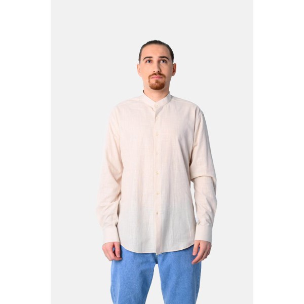 Life Style Butiken Ανδρικό Πουκάμισο Slim LS12548514 Μπέζ