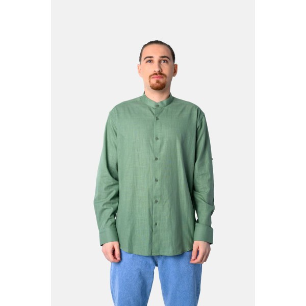 Life Style Butiken Ανδρικό Πουκάμισο Slim LS12548514 Μέντα