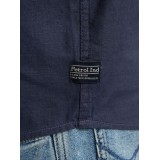 Life Style Bytiken Ανδρικό Μακρυμάνικο πουκάμισο LS1M-1050-SIS414 Navy 6