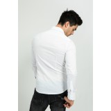 Life Style Butiken Ανδρικό Μακρυμάνικο πουκάμισο  Slim LS1NS7179 Λευκό 2
