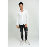Life Style Butiken Ανδρικό Μακρυμάνικο πουκάμισο  Slim LS1NS7179 Λευκό 1
